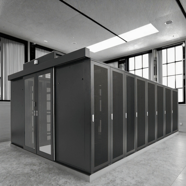 MDC Modular Data Center Network Cabinet Network Cabling Solution SPCC Steel Customizable in Stock