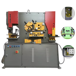 Machine de travail des métaux hydraulique multifonctionnelle Q35Y, machine de découpe professionnelle, poinçonnage mécanique, moteur 380V/220V 4KW, 600kN - Product Image 1