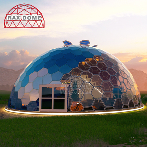 12M 15m lục giác trắc địa kính mái vòm lều với gác lửng cho sự kiện và quán cà phê - Product Image 4