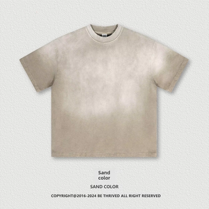 Personalizzare t-shirt oversize di alta qualità, personalizzare t-shirt Vintage lavate con pesi massimi, vecchie lavate con acido - Product Image 6