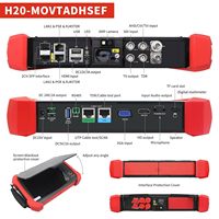 Testeur de caméra Rsrteng H20-MOVTADHSEF 8K 32MP 12MP pour caméras IP, test POE++ max 90W, testeur CCTV POE 8MP TVI/CVI/AHD/SDI/CVBS DR WiFi