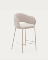Tabourets de bar modernes avec structure en acier, écologiques et durables, pour la maison, les bars, les restaurants, les cafés, les bistrots, les salles à manger, vente en gros, meubles tendance