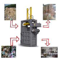 Presse à balles hydraulique compacte pour bouteilles en PET, déchets plastiques et cartons