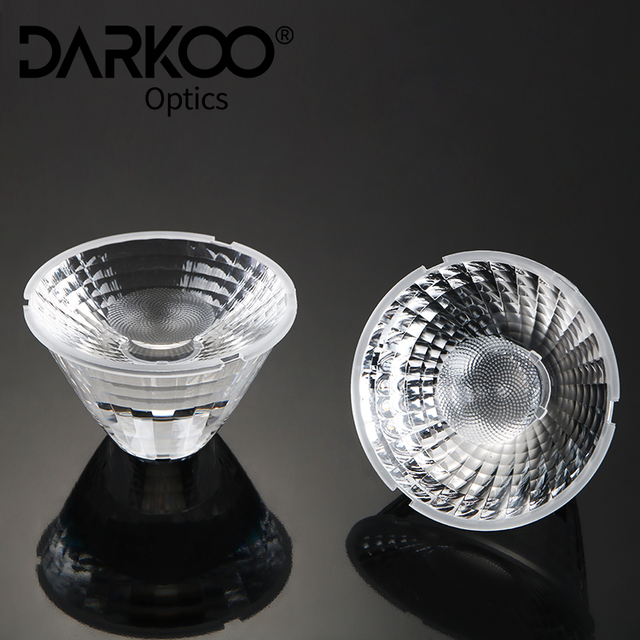 Certified Optical Performance: 90 Degree IP65 PMMA COB Lenses 28-69mm for Bridgelux Holder, Professional Spotlight Lens