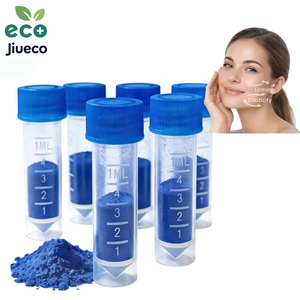 <b>Copper</b> Peptides <b>Powder</b> (GHK-Cu) High Purity Grade Water-Dissolvent Cosmetic Raw Material for Skin Firming Elasticity Jiueco Blue - Product Image 1