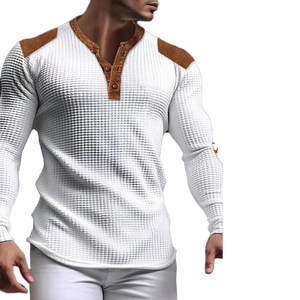 เสื้อสเวตเชิ้ตผู้ชาย HANIA TRADERS 3D ระบายอากาศได้ดี ผ้าเทอร์รี่เนื้อแน่น ทรงหลวม คอวี ใส่สบาย ไม่เป็นขุย สีพื้น ขายดี - Product Image 1