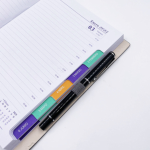 Chất lượng cao <span class=keywords><strong>2025</strong></span> da không thấm nước Bìa Nhật ký lịch ghi cuốn Sách Kinh Doanh Tạp Chí kế hoạch tùy chỉnh máy tính xách tay - Product Image 4