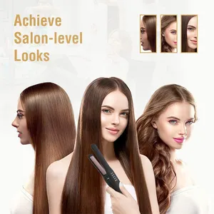 Custom Logo Professional Curler 1 Inch Flat Irons Ceramic Hair Straightener 1 For Short Hair