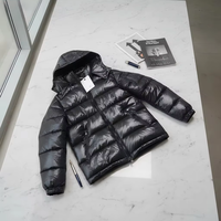 Veste en duvet pour homme personnalisable avec logo brodé, design de luxe léger, veste en duvet et vêtements d'extérieur
