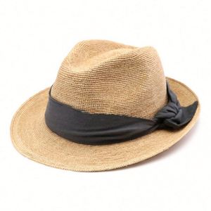 Nouveau Chapeau de Paille en Raphia Tendance 2025 pour Femme et Homme – Idéal pour les Voyages en Plein Air et la Plage – Chapeau Panama Anti-Soleil - Product Image 2