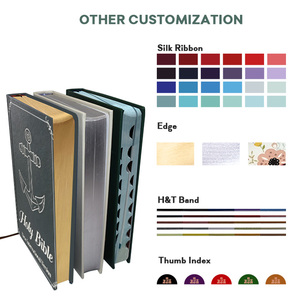 <span class=keywords><strong>Biblia</strong></span> de Estudio de Tapa Dura Personalizable con Estampado en Caliente, Encuadernación Cosida y Papel de Alta Calidad - <span class=keywords><strong>Biblia</strong></span> de <span class=keywords><strong>la</strong></span> Santa <span class=keywords><strong>Biblia</strong></span> de Juan Reina-Jones - Product Image 4
