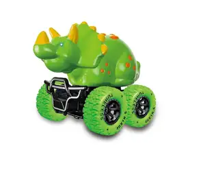 Factory Price Novelty Attractive Kids Mini Dinosaur Model Toys promotion Gifts Pull with light and music dinosaur car
