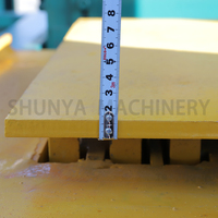 Machine automatique de fabrication de blocs de ciment et de blocs de béton SHUNYA QT4-20 avec moteur PLC haute précision