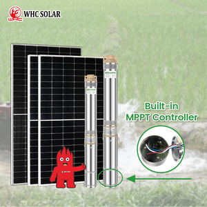 WHC DC pompa Solar untuk harga murah pompa air bertenaga surya untuk pertanian DC pompa Submersible surya - Product Image 4