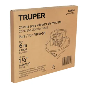 Truper 6m vibratore elettrico Poker 1 unità Chicote con modalità di azionamento del motore per l'industria delle costruzioni vibratore calcestruzzo - Product Image 2