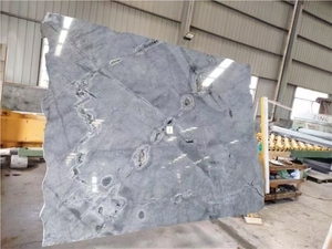 Losas de Mármol Azul Gris Plateado, Superficie Pulida y Afilada, Estilo Moderno - Product Image 5