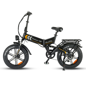 Ruihe X8, bicicleta eléctrica para adultos de alta calidad, de 250W Motor, neumático grueso de 20 pulgadas, plegable, 48V, 15ah, bicicleta eléctrica gruesa, bicicleta eléctrica plegable - Product Image 5