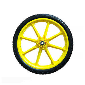 Rodízios Pneumáticos com Cubo de Ferro Fundido, Pneus Externos de Borracha EVA, Rodas de <span class=keywords><strong>PU</strong></span>, Rodízios Duráveis para Equipamentos Móveis - Product Image 1