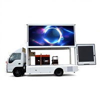 Truk Display seluler LED SUZU 1 BARU | Van iklan LED Full HD luar ruangan untuk dijual di Arab Saudi/Afrika