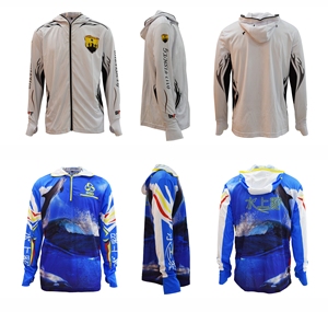 FQ Tùy Chỉnh In UV Câu Cá Jersey Mặt Trời Bảo Vệ Dài Tay Áo Câu Cá Áo Sơ Mi Người Đàn Ông Câu Cá Singlet Upf50 + Đi Bộ Đường Dài Tập Thể Dục Hàng Đầu - Product Image 2