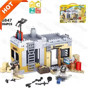 6847 WEAPON POTION SUPPLY FACTORY 394PCS Military Building Blocks Puzzle Model Educational Toys Military Building Blocks Set