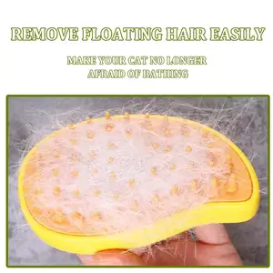 Electric Pet Shedding Massage Steamy Brush Hair Remover Brush Dog Cat Hair Remover Cat Grooming Brush For Cats