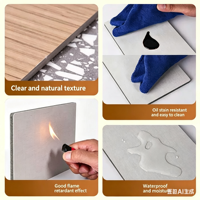 Plancher en vinyle SPC Click gris avec couche de mousse amortissante, plancher de danse Marley Ballet, absorption des chocs, effet bois naturel