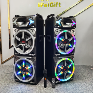 Loa DJ bán trực tiếp từ nhà máy, cặp loa kép 10 inch, loa trầm TWS lớn với micro không dây If-2813 dùng ngoài trời - Product Image 2