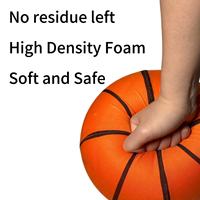 Ballon de basketball silencieux en mousse Taille 3/5/7, durable, facile à nettoyer, avec revêtement en tissu doux et antidérapant, vente en gros, personnalisation du logo OEM