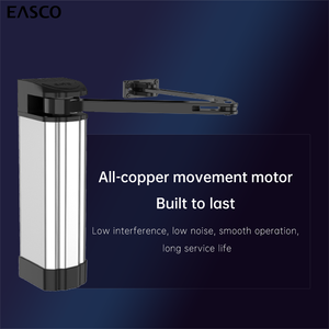 Operador de Puerta Automática con Brazo Curvo Impermeable para Uso Exterior, Sistema de Control de Acceso Eléctrico para Abrir y Cerrar Puertas - Product Image 1