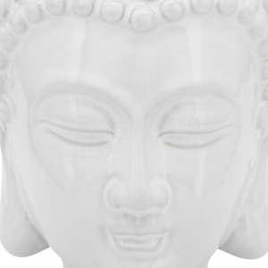 Escultura de Cabeza de Buda en Cerámica, Figura Decorativa de Gres para Hogar u Oficina - Product Image 6