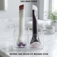 Nouveau Design Rouleau Facial Gua Sha en Améthyste Violette et Jade Rose Naturel, Personnalisation du Logo, Multi-usages, Raffermissement de la Peau, Élimination des Rides