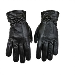 Gants en cuir d'agneau de qualité supérieure, pour la saison hivernale, prix bas, 100% cuir véritable, compatibles avec les écrans tactiles, thermiques, écologiques - Product Image 5
