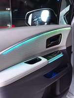 Pour Toyota Sienna 2021-2025 : Éclairage d'ambiance dynamique et coloré, gravure laser intérieure, accessoires de garniture LED améliorés