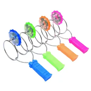 Led Magic Spinning Gyro Light Gyro Yo-Yo Educatief Speelgoed Voor Kinderen Magnetische Handgyro Grappig Speelgoed Plastic Spintol Speelgoed