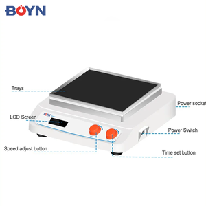 BNHT-X330 Aquecimento Tipo Laboratório LCD Display <span class=keywords><strong>Orbital</strong></span> <span class=keywords><strong>Shaker</strong></span> Brushless DC Motor Multifuncional Desktop <span class=keywords><strong>Shaker</strong></span> - Product Image 3