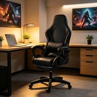 Fournisseur de chaises de jeu pas chères, chaises de bureau sur mesure, chaises de jeu ergonomiques, sièges de cybercafé avec accoudoirs imbriqués