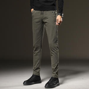 Venta caliente nuevo diseño personalizado Oem 100% algodón negocios Formal pantalón hombre estiramiento Chino pantalones de hombre de Bangladesh - Product Image 2