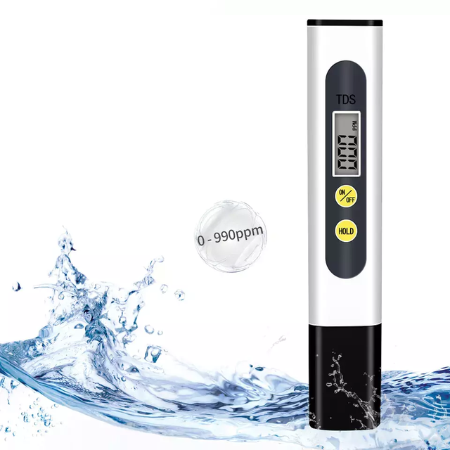 Portable LCD Display Pen Type Digital TDS Meter Water Quality Tester with Automatic Temperature Compensation (ATC) for Aquariums
