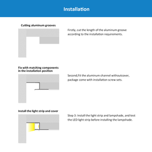 Profil d'angle en <span class=keywords><strong>aluminium</strong></span> 156, profil LED Shadow, noir argenté, Alu, éclairage de pièce, décoration LED - Product Image 5