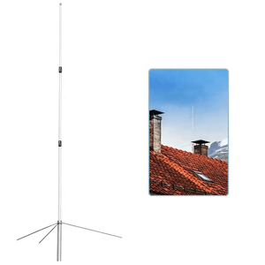 เสาอากาศฐาน F23 F23H Diamonds สำหรับสถานีวิทยุ VHF 144-174MHz เสาอากาศไฟเบอร์กลาส เสาอากาศขยายสัญญาณสำหรับอุปกรณ์ไร้สาย - Product Image 1