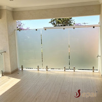 Balustrade en verre coupe-vent pour cour, villa, jardin, clôture de piscine, garde-corps en acier inoxydable pour balcon et terrasse