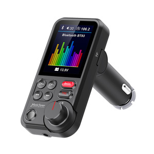 Kit mains libres Bluetooth BT93 avec charge rapide QC3.0, lecteur MP3 grand écran, tuner musical, fabriqué en plastique durable - Product Image 4
