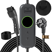 Chargeur de véhicule électrique haute vitesse 16A 3,5KW, nouveau pistolet de charge portable multifonctionnel, type 2, IP54, sortie AC+DC