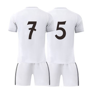 Summer football uniforms <b>Short</b> sleeves New season 25/26 Madrid Home <b>Jersey</b> Breathable European clubs Competition uniform - Product Image 1
