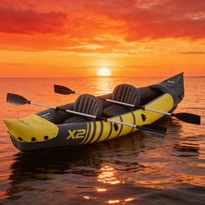 Kayak Gonfiabile per Sport Acquatici Resistente alle Rovesciate nelle Cascate per Rafting Disponibile per la Vendita - Product Image 1