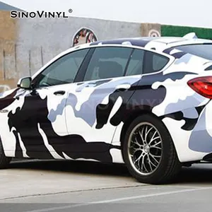 SINOVINYL Removable Camouflage Wrapping Sticker For Car Decoration