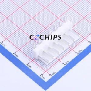 KH-VH-7P-W Wire-to-Board Pin Header Bent Lead Through Hole,P=3.96mm Connector 1x7P 3.96mm Right Angle Insert VH - Product Image 1
