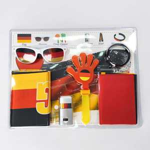 Kit de supporters de football Brésil 2026 USA-Canada-Mexique : Drapeau fait main, lunettes, claquettes, peinture faciale et accessoires de cheering - Product Image 3