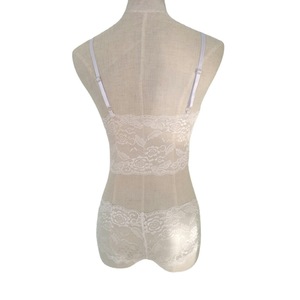 Conjunto de Lencería Sexy de Encaje de Tres Piezas: Camisola, Sujetador Bandeau Push-Up y Braguita de Cintura Baja Transparente (AliExpress Europa y América) - Product Image 5